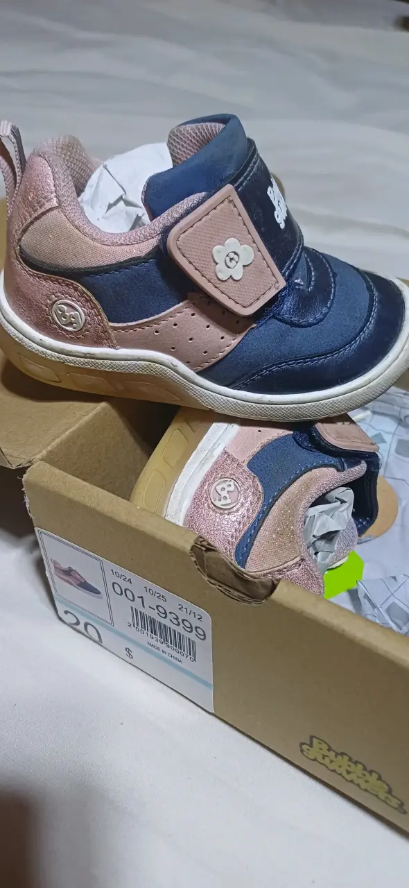 Zapatillas infantiles rosadas - miniatura 2