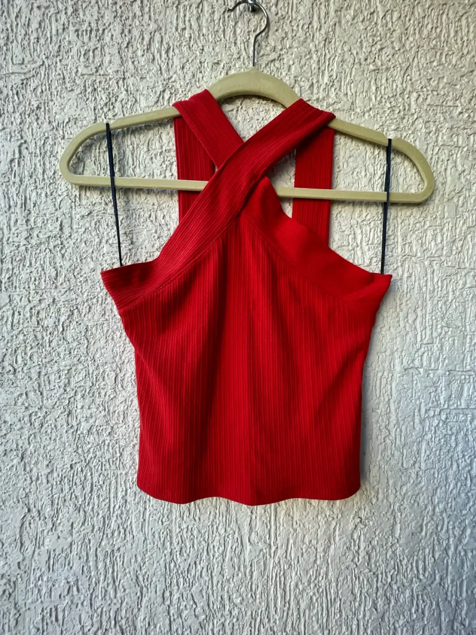 Top rojo sin mangas - miniatura 1
