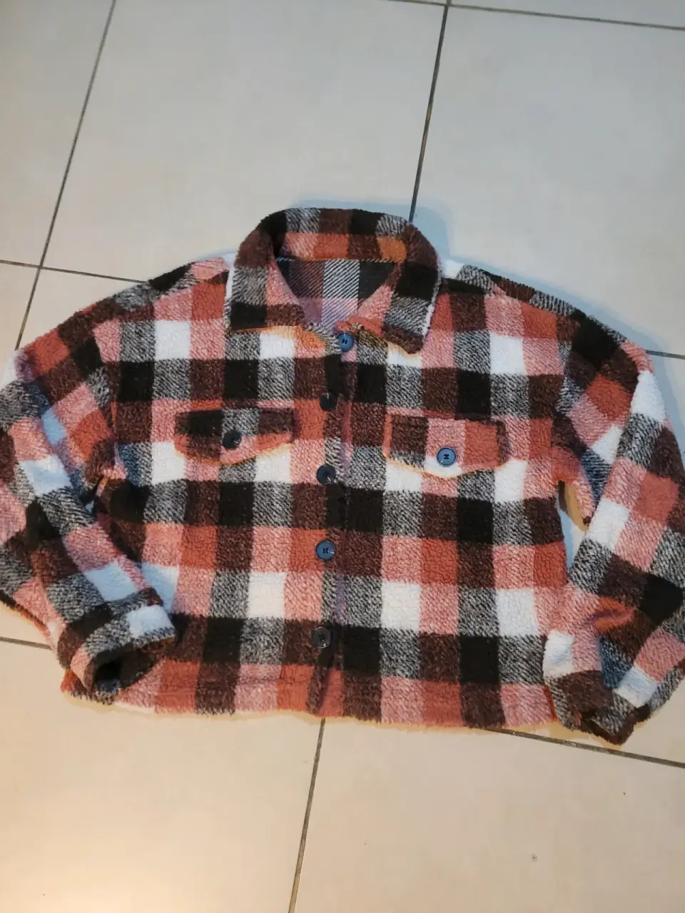 Chaqueta a cuadros vichy - miniatura 1