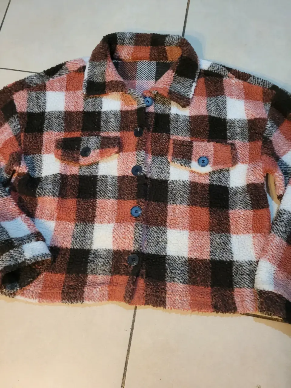 Chaqueta a cuadros vichy - miniatura 2
