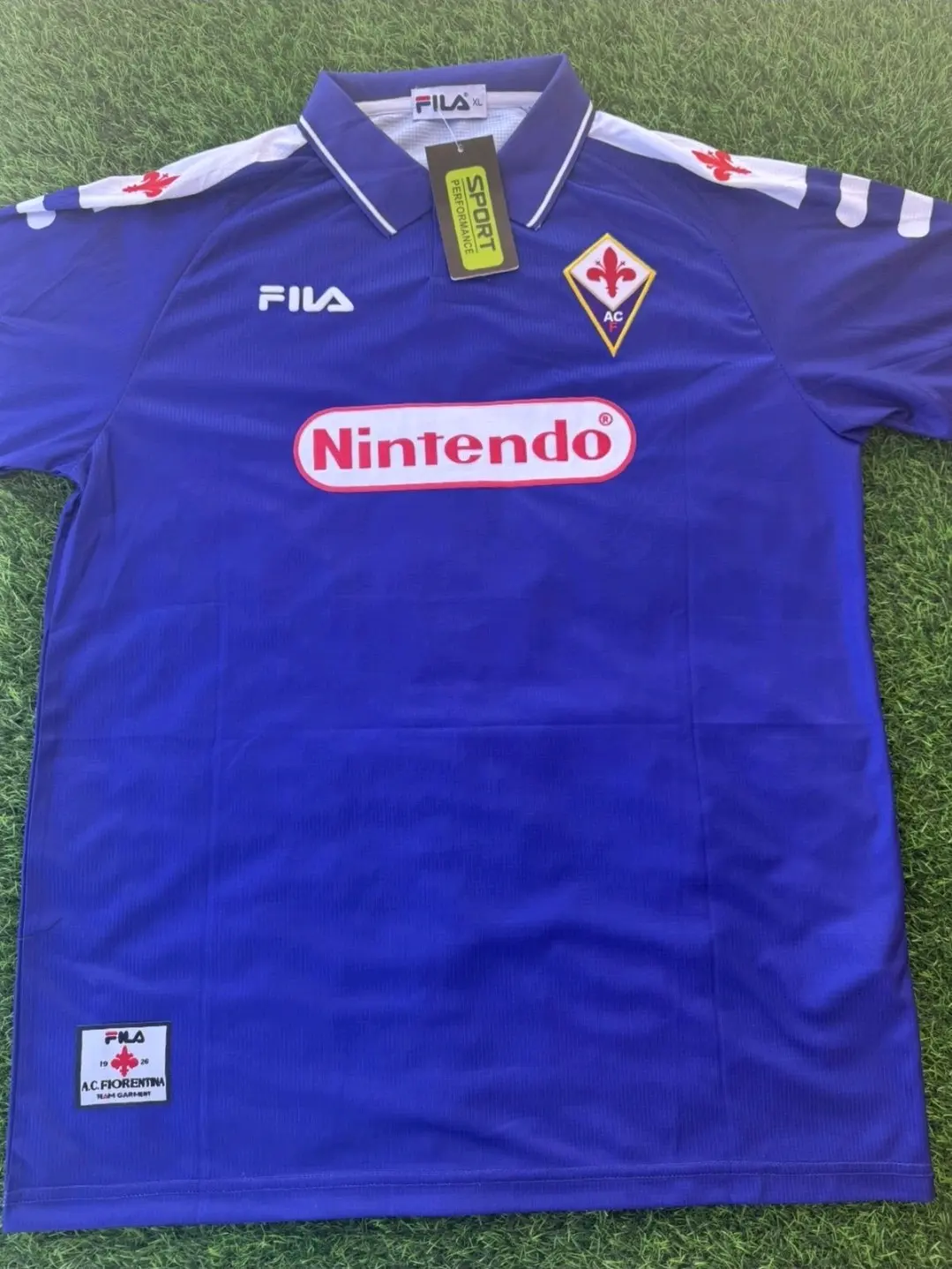 Camiseta Fiorentina 1998 " Batistuta 9 " - miniatura 1