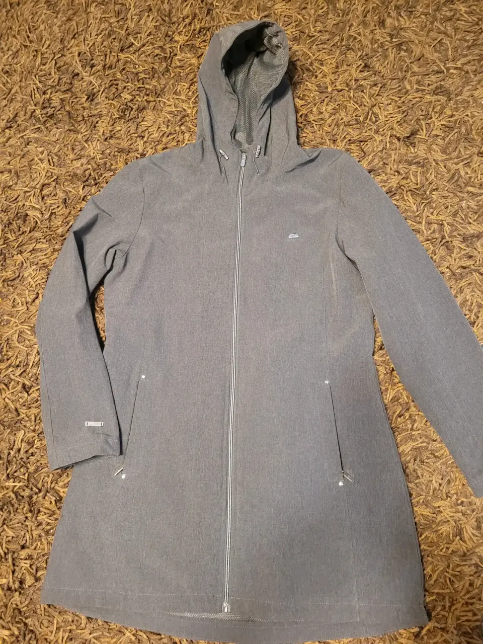 Parka gris con capucha - miniatura 1