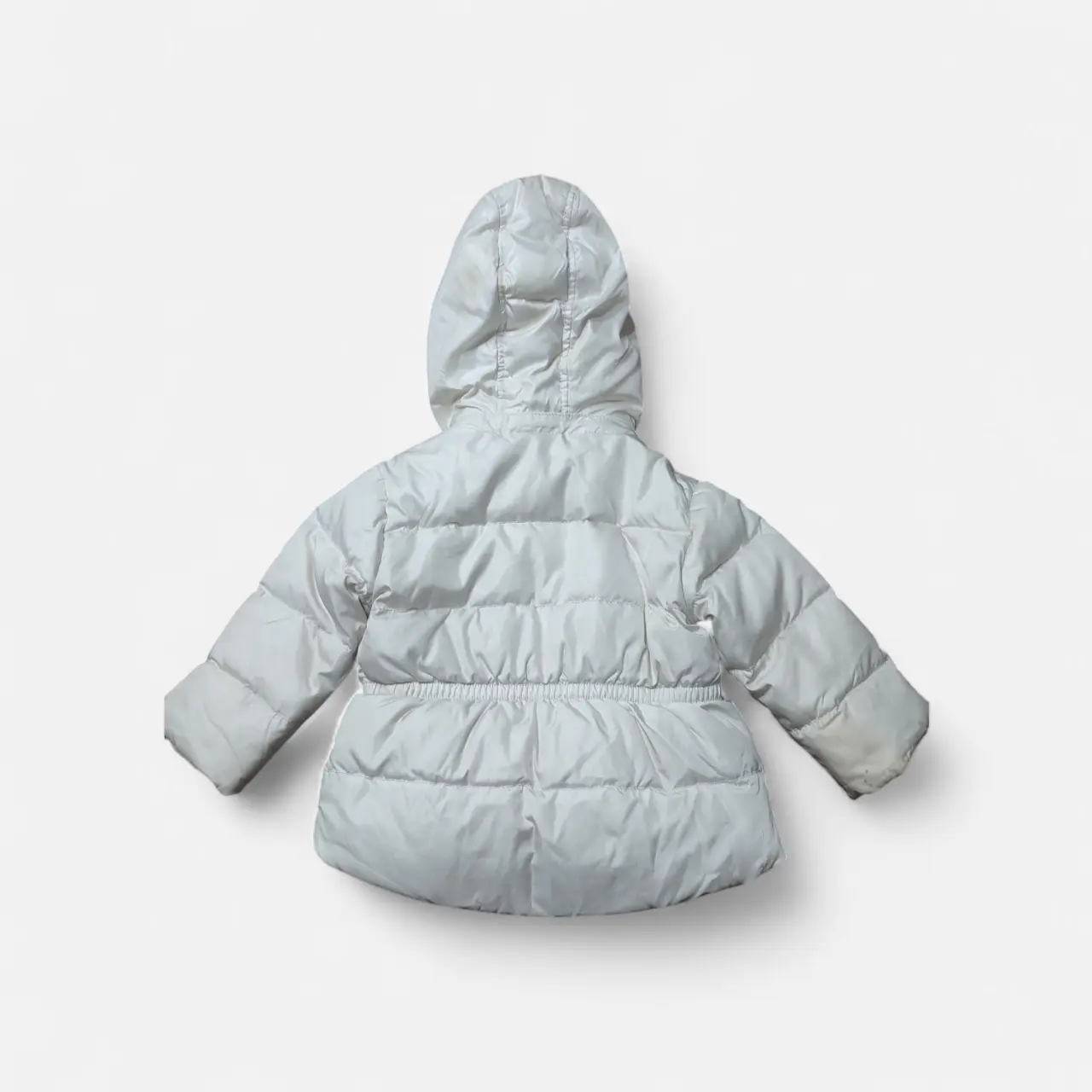 Chaqueta blanca con capucha talla 2 a 3 - miniatura 2
