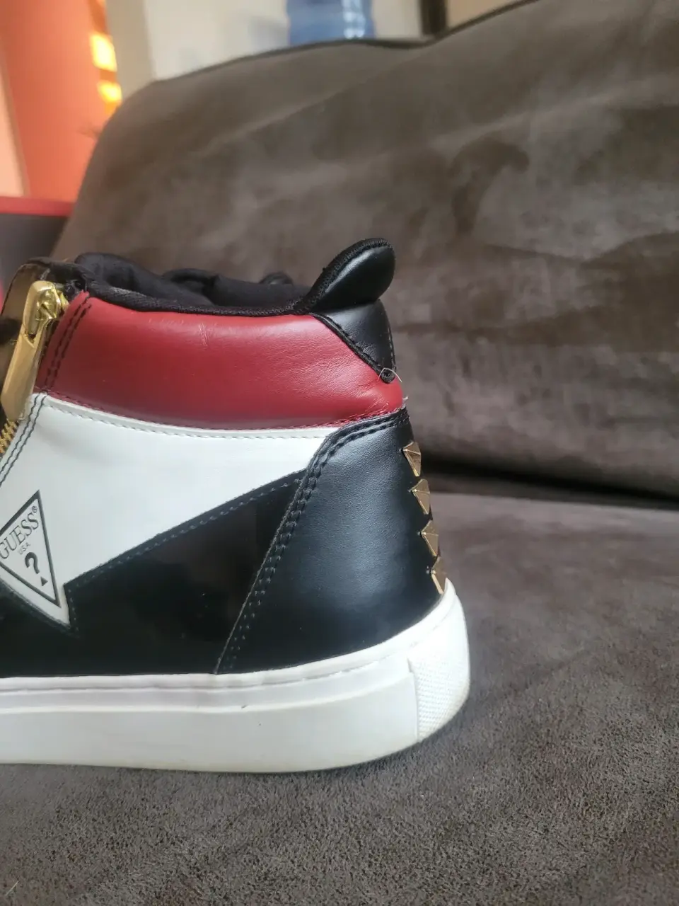 Zapatillas Guess negras con cremallera - miniatura 4
