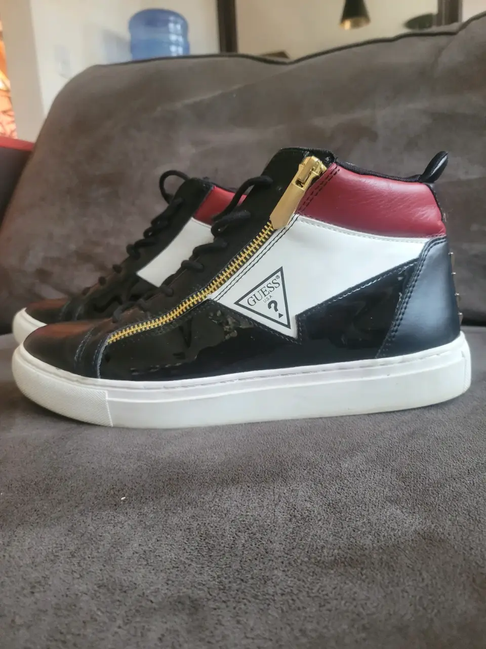 Zapatillas Guess negras con cremallera - miniatura 6