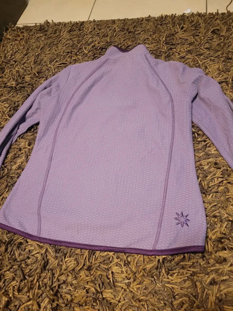 Polerón morado con cierre medio - miniatura 4
