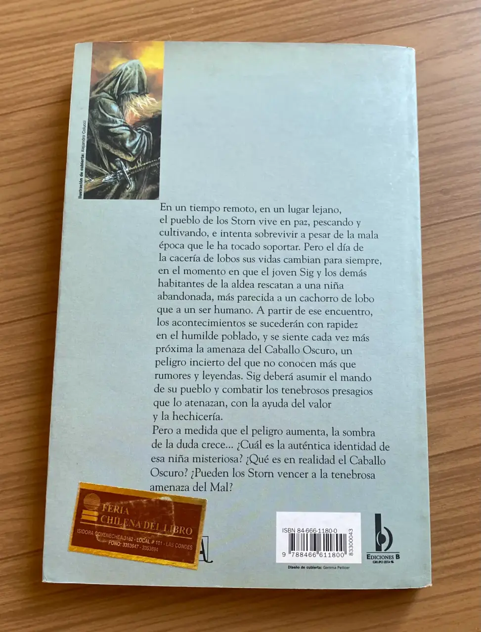 Libro juvenil  'La amenaza del caballo oscuro' - miniatura 2