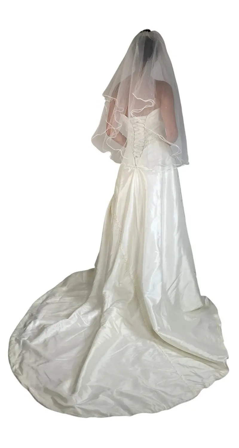 Vestido de novia strapless - miniatura 3