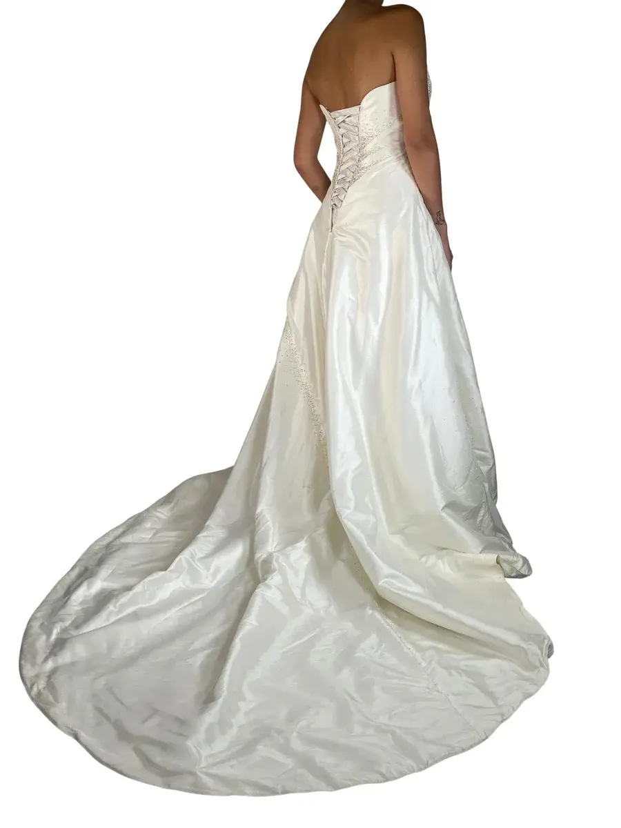 Vestido de novia strapless - miniatura 4