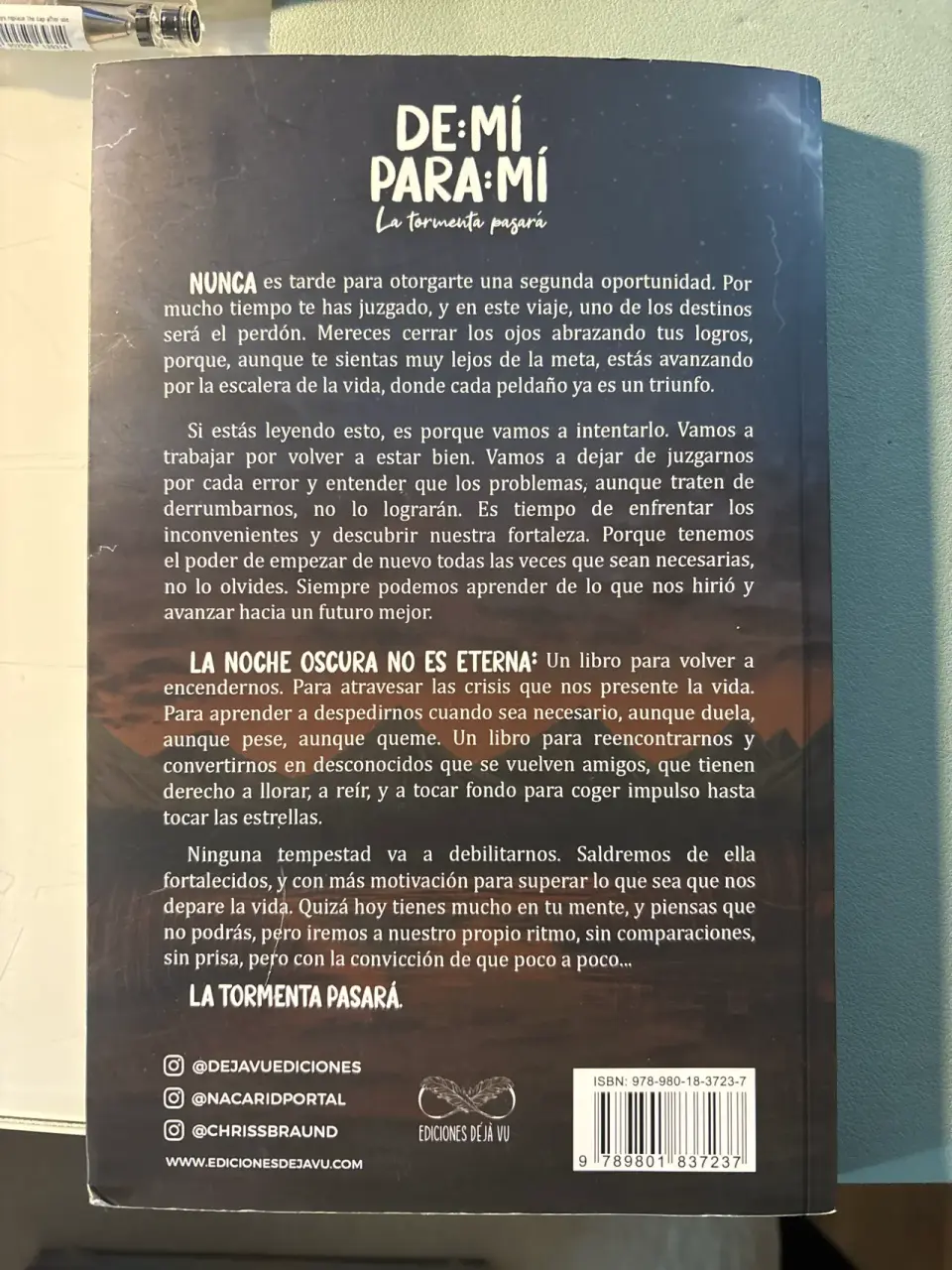 Libro 'De mí para mí' - miniatura 2
