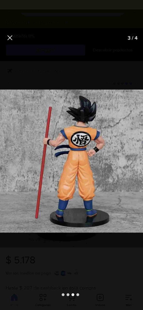 Figura de acción Goku y Vegeta - miniatura 2