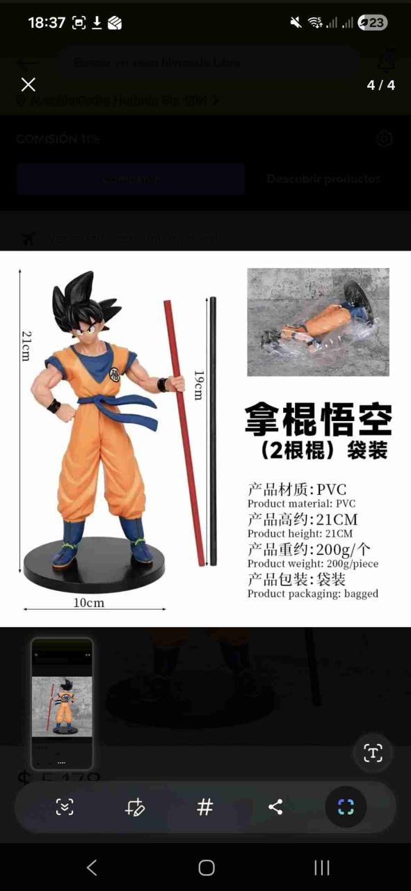 Figura de acción Goku y Vegeta - miniatura 3