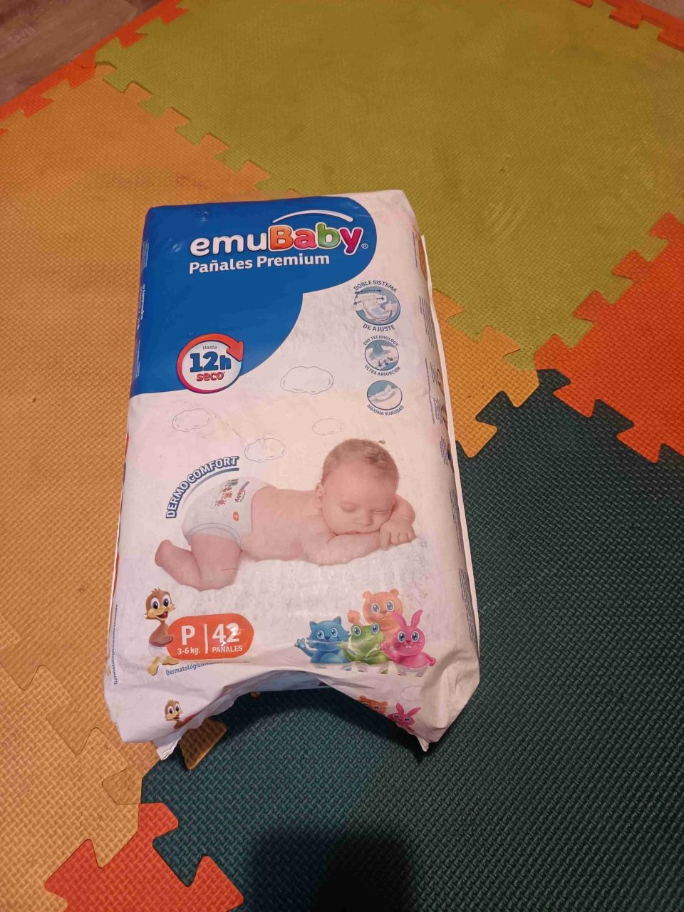 Pañales Premium emuBaby Talla P - miniatura 2