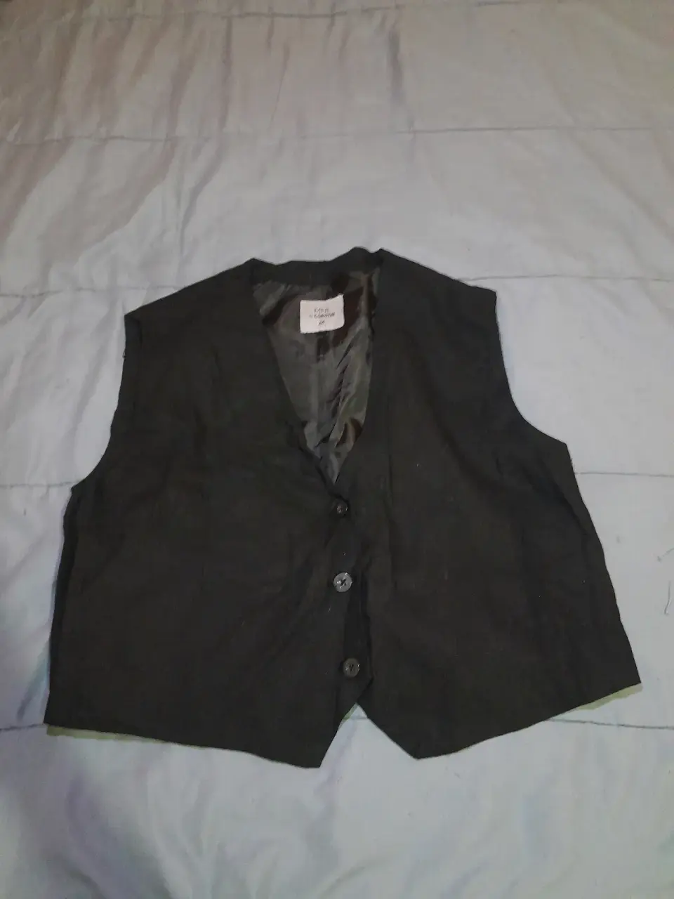 Chaleco formal negro - miniatura 1