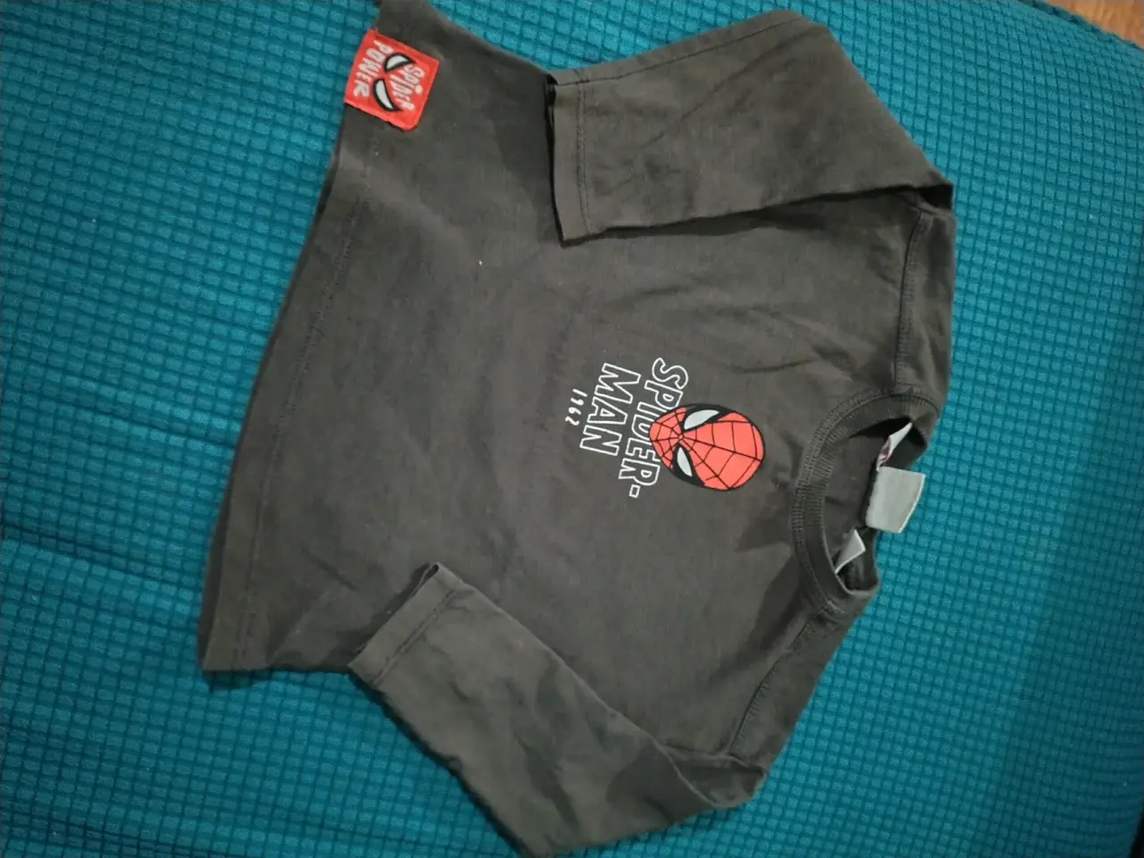 Polera niño Spider-Man negra - miniatura 1