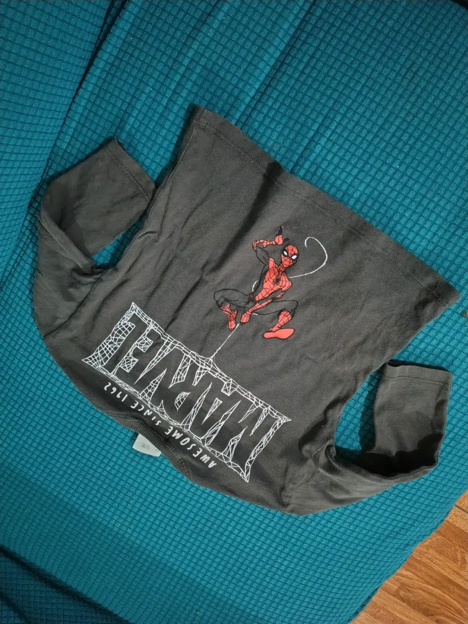 Polera niño Spider-Man negra - miniatura 2