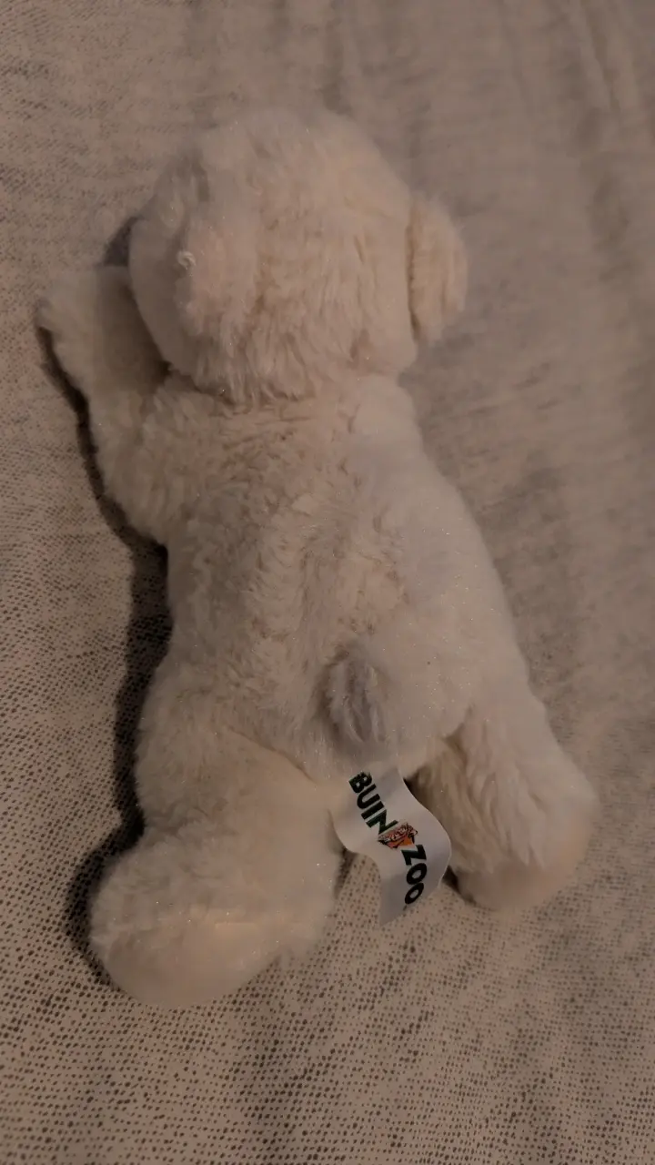 Peluche oso polar blanco Buinzoo 20 cms - miniatura 2