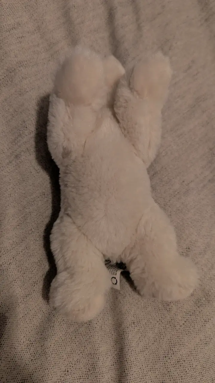 Peluche oso polar blanco Buinzoo 20 cms - miniatura 3