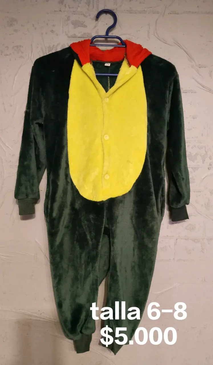 Disfraz de dinosaurio talla 6-8