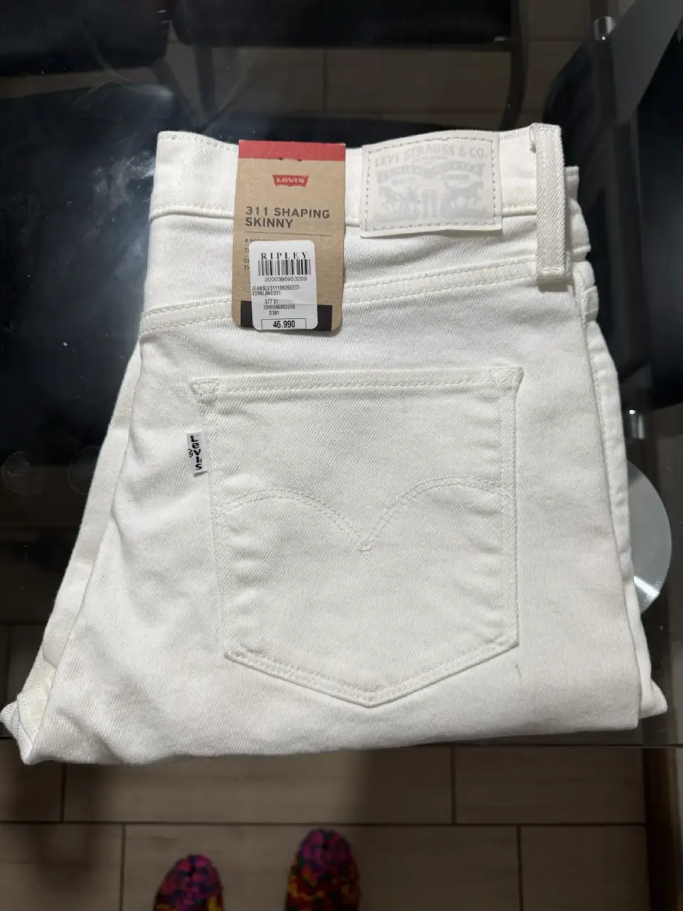 Jeans skinny blancos Levi's