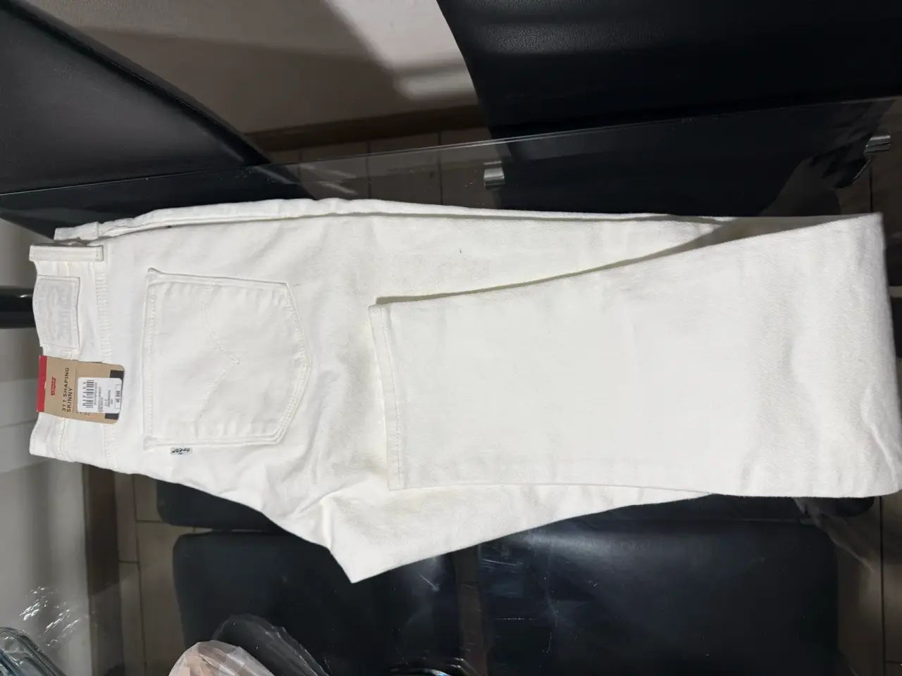 Jeans skinny blancos Levi's - miniatura 3