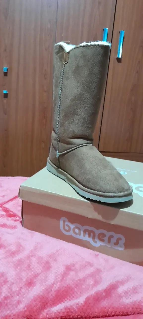 Botas mujer camel Bamers - miniatura 1