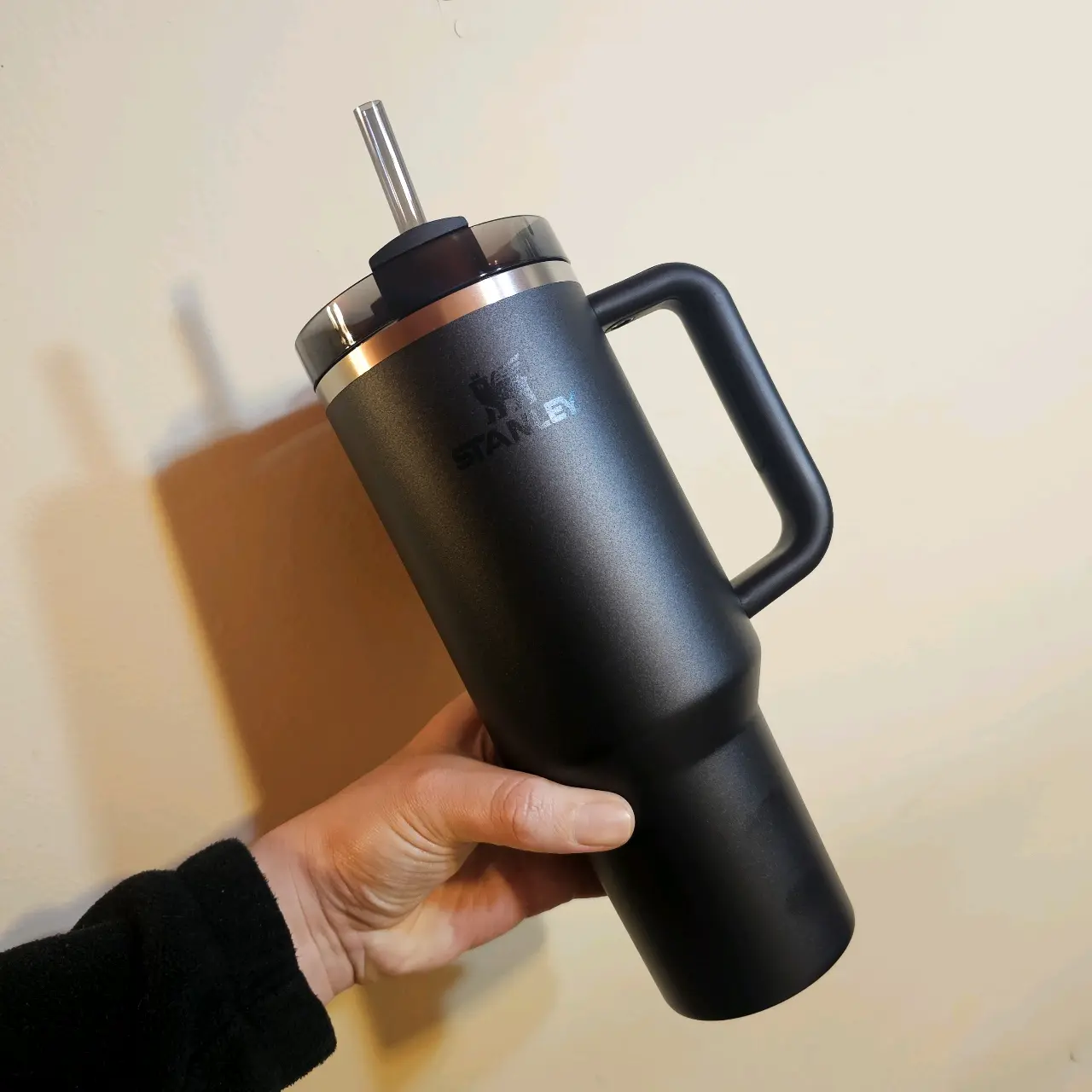 Vaso térmico Stanley negro - miniatura 1