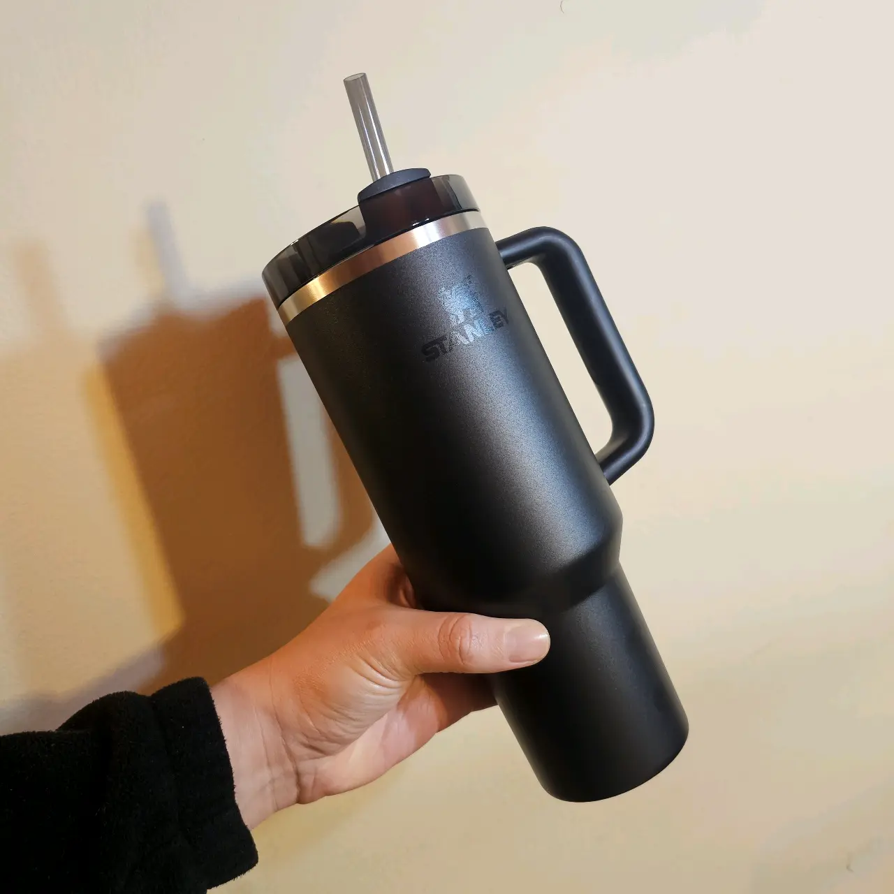 Vaso térmico Stanley negro - miniatura 2