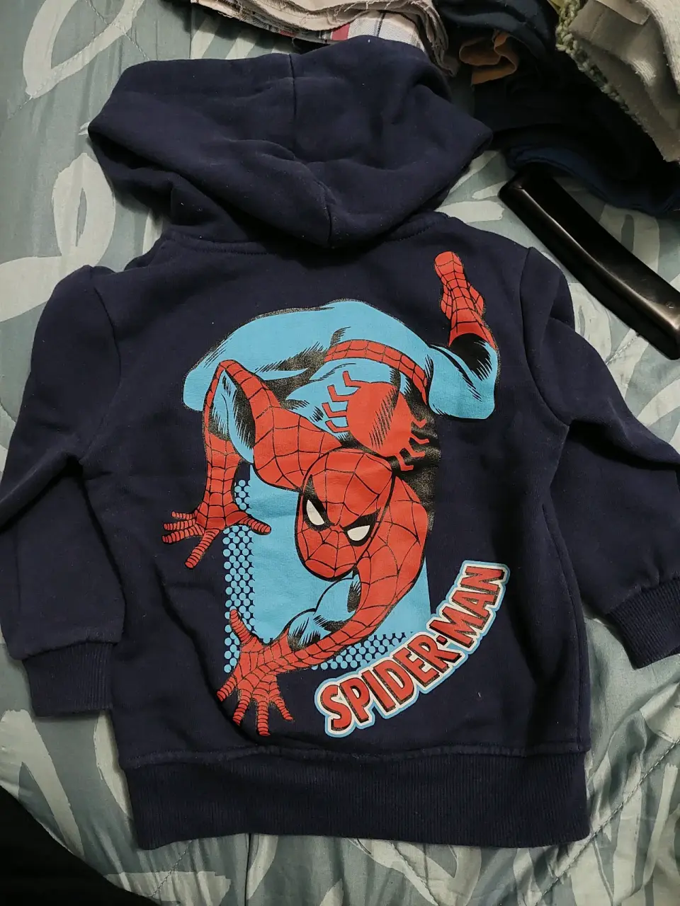 Polerón niño con capucha Spiderman - miniatura 2