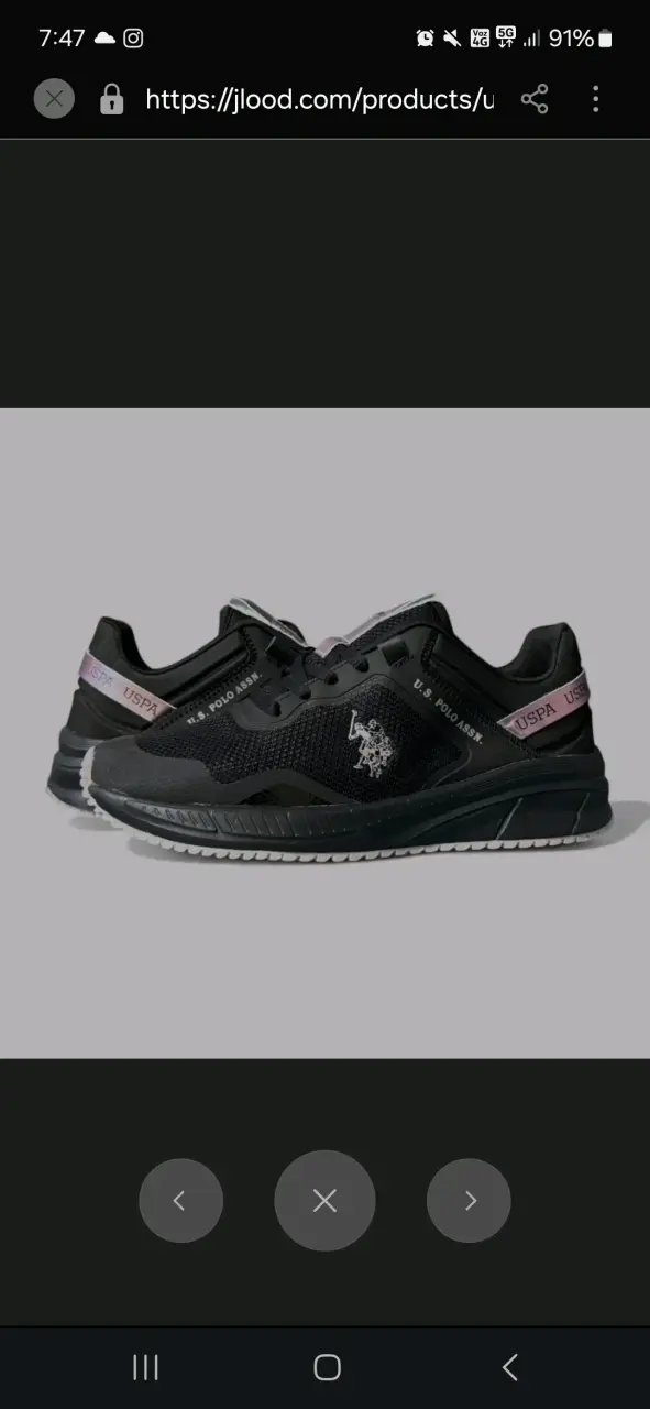 Zapatillas negras U.S. Polo Assn.(  24 cm) - miniatura 4