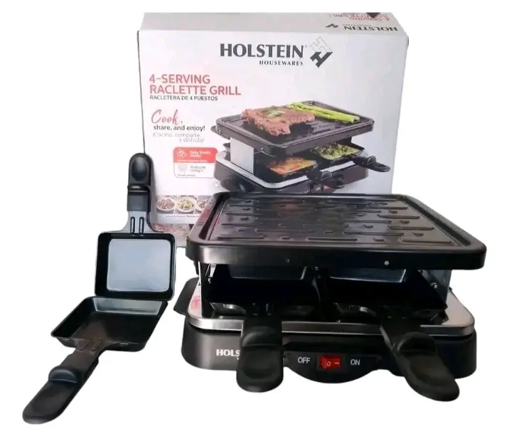Raclette grill Holstein 4 puestos