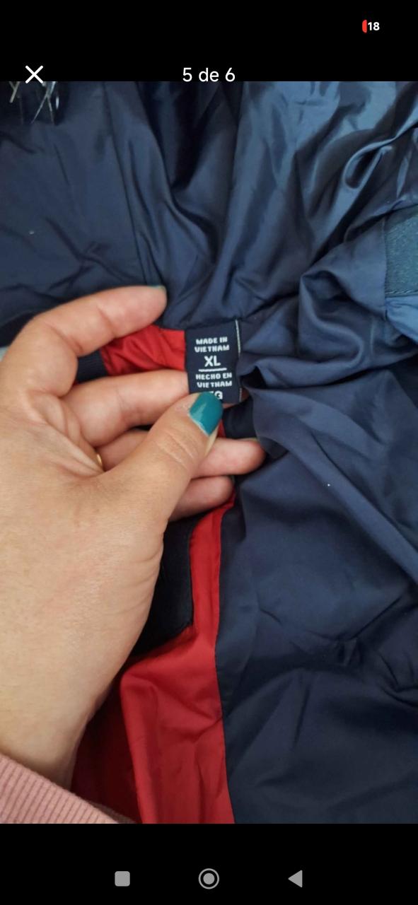 Parka azul Tommy Hilfiger - miniatura 4