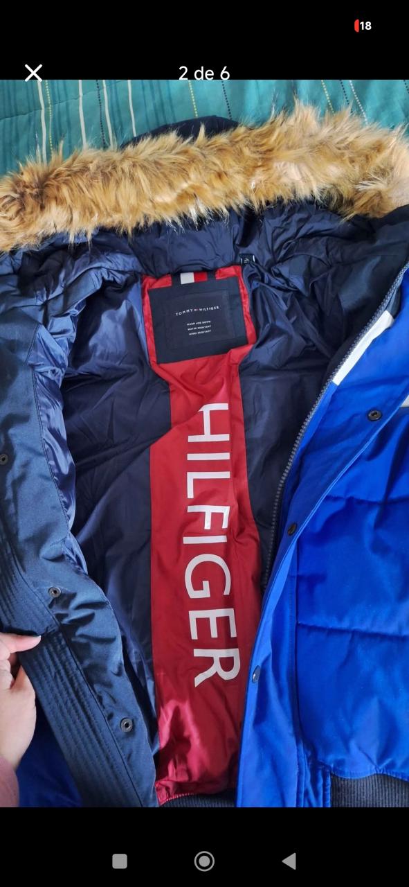 Parka azul Tommy Hilfiger - miniatura 5