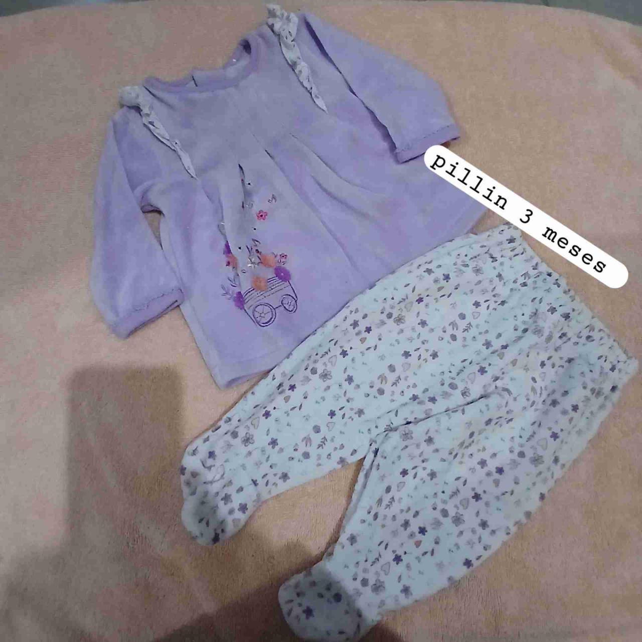 Pijama bebé Colloky blanco - miniatura 4