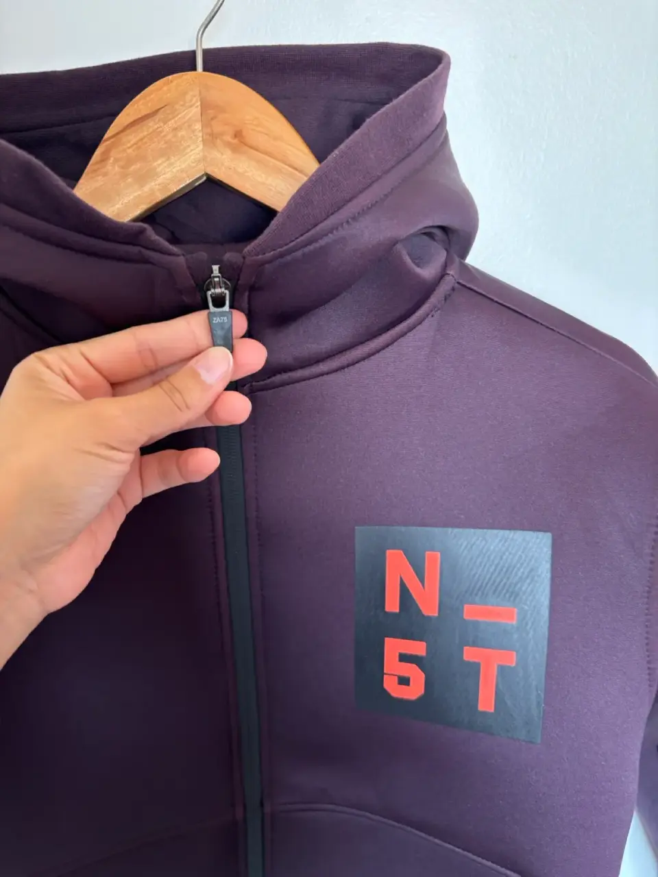 Polerón hoodie burdeos talla 11-12 - miniatura 3