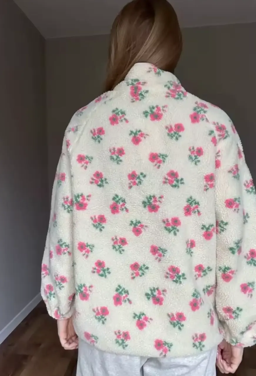 Chaqueta polar floreada - miniatura 2