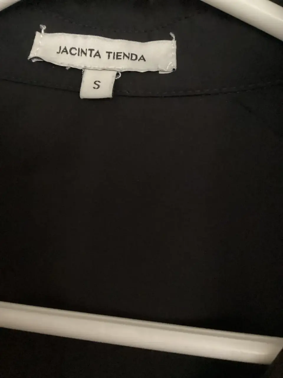 Camisa negra de botones - miniatura 6