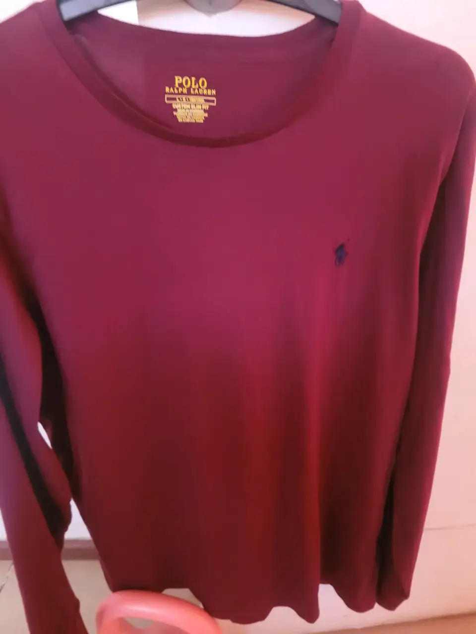 Polera manga larga burdeos - miniatura 3