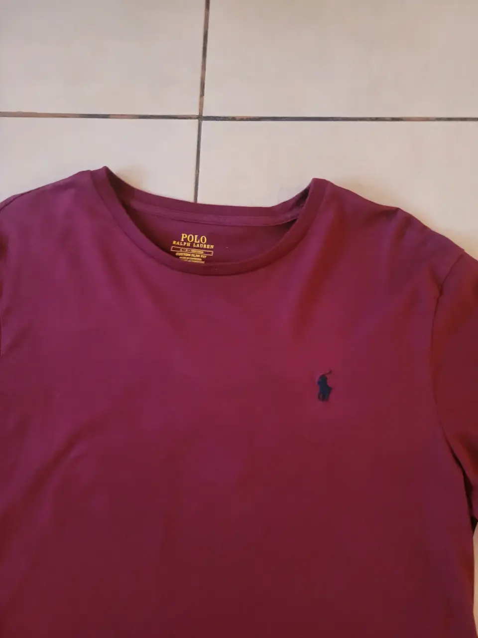 Polera manga larga burdeos - miniatura 6