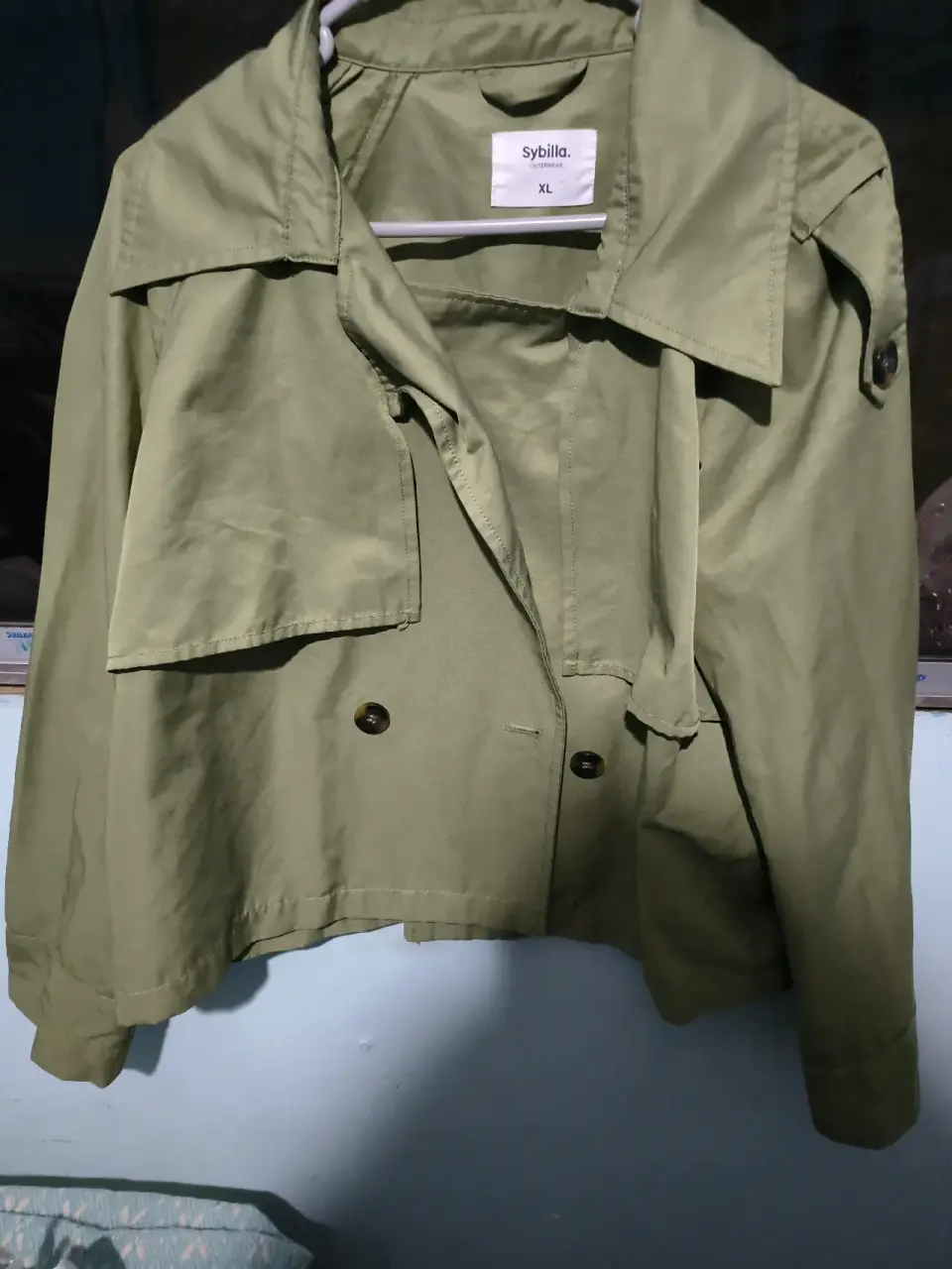 Chaqueta verde de mujer XL