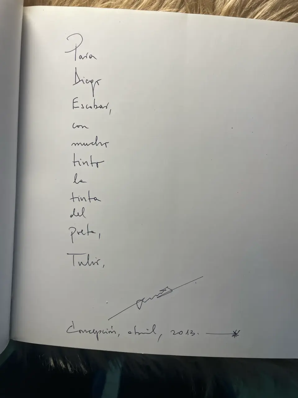 Libro 'Tinta de Poeta' por Tulio Mendoza - miniatura 2