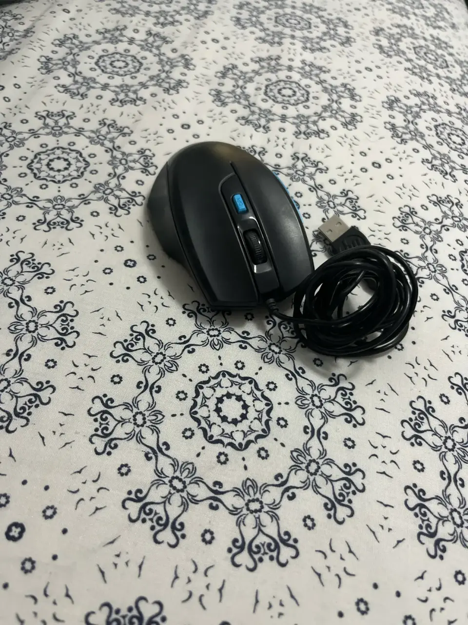Mouse óptico USB negro - miniatura 1