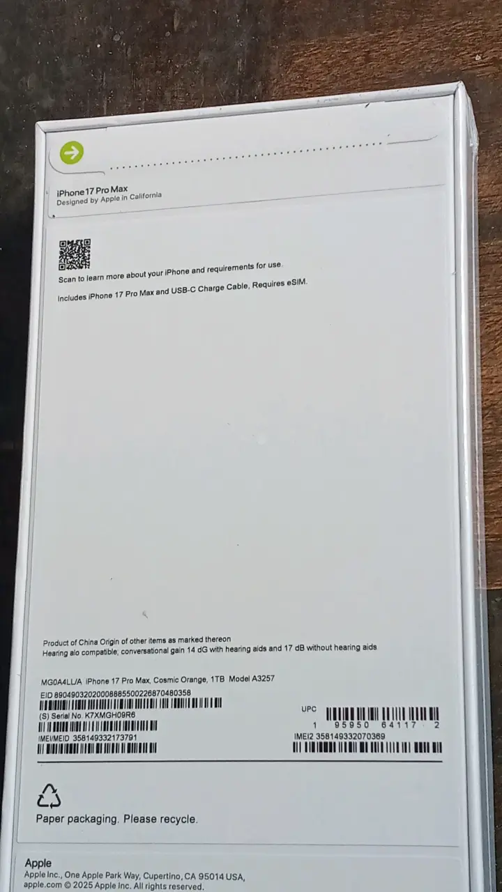 3  iPhone17 Pro Max y 1 Apple Watch ultra. - miniatura 4