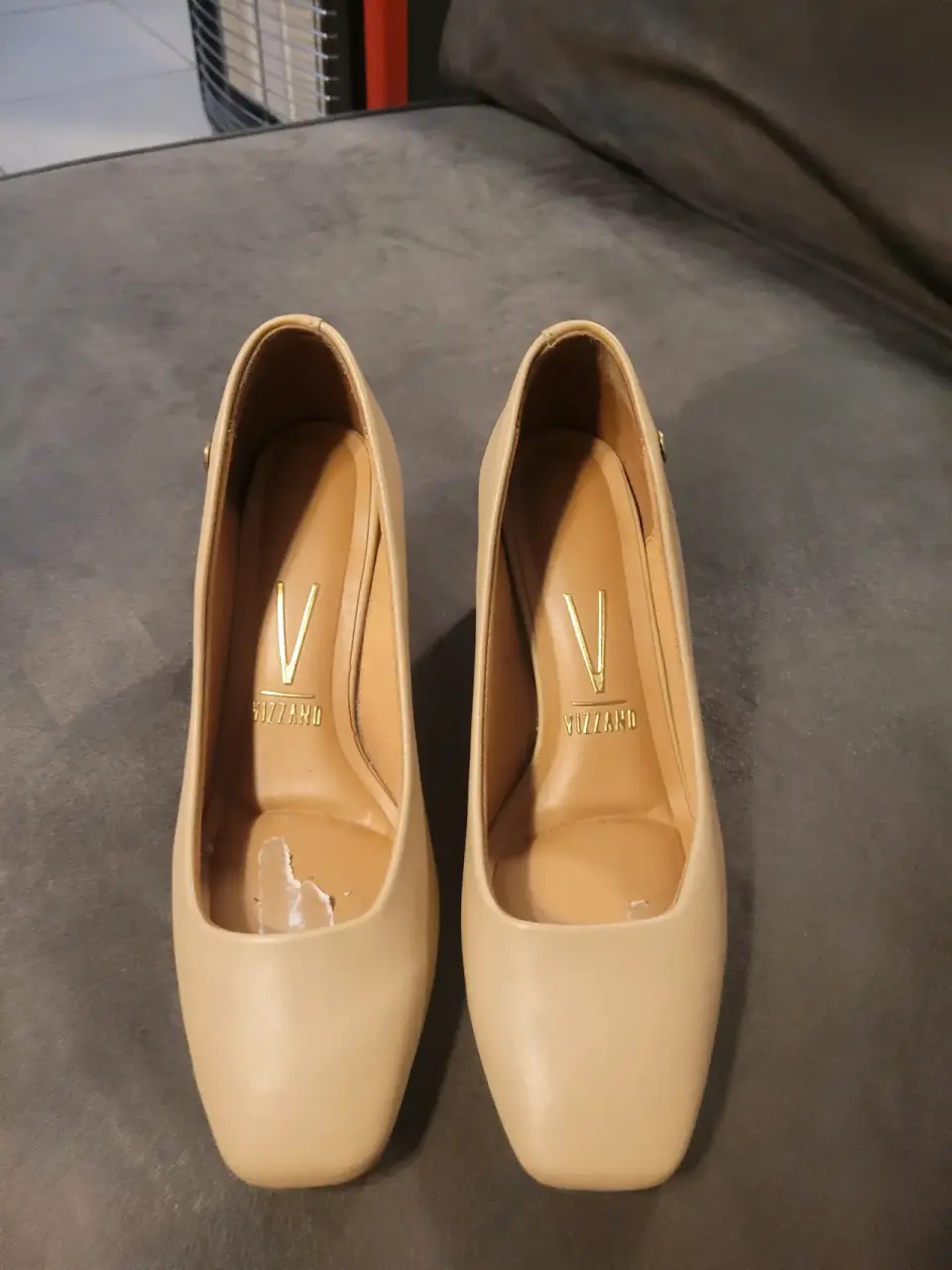 Zapatos de tacón beige - miniatura 5