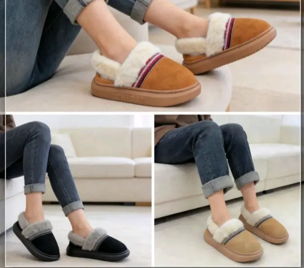 Pantuflas con forro peludo - miniatura 3
