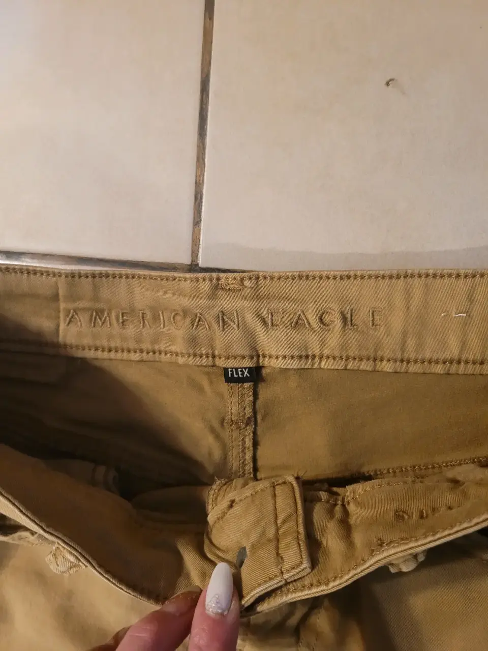 Pantalones beiges para hombre - miniatura 3