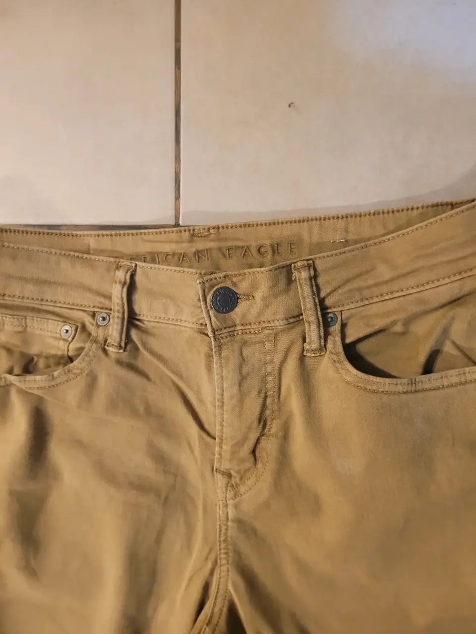Pantalones beiges para hombre - miniatura 4