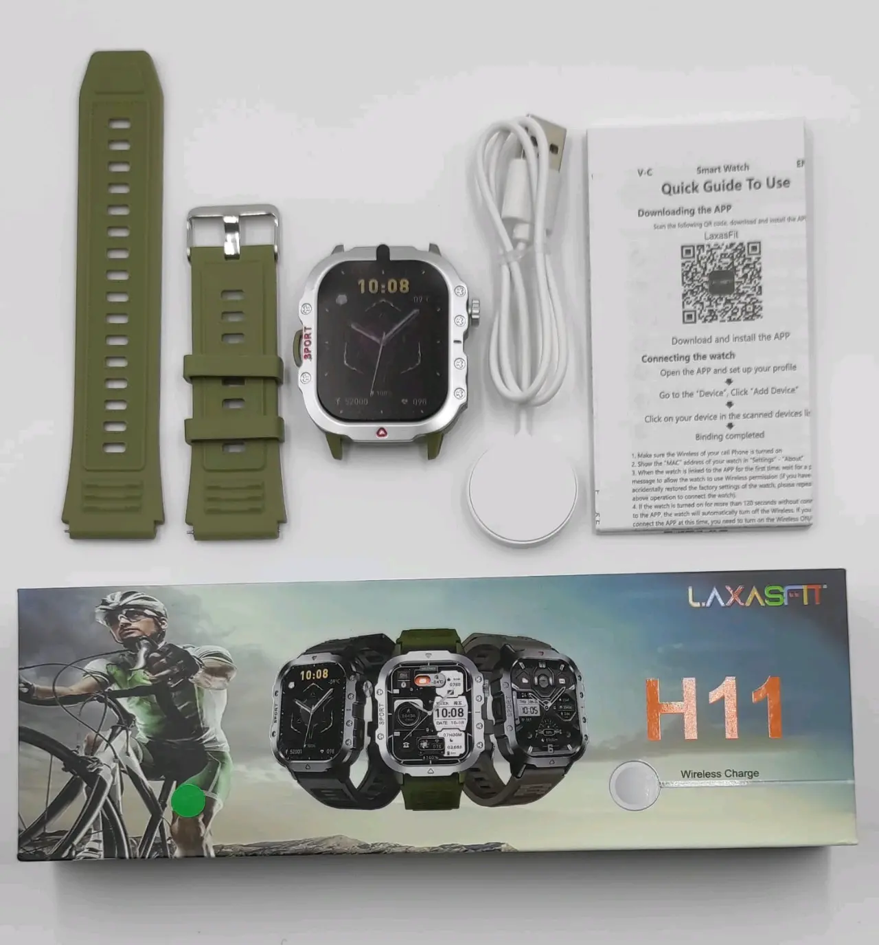Smartwatch deportivo  H11 reloj inteligente - miniatura 1