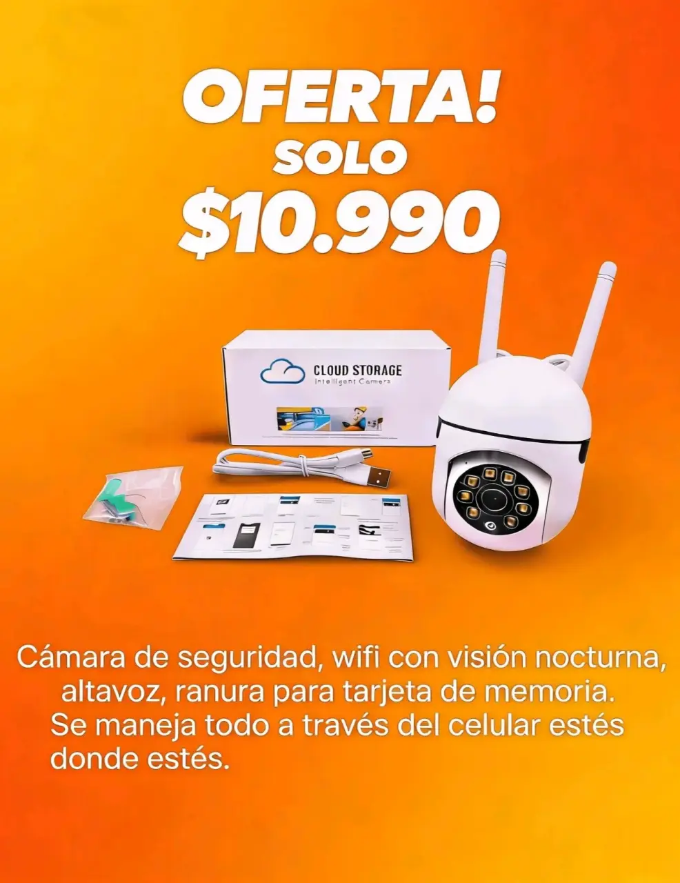 Cámara de seguridad WiFi - miniatura 2