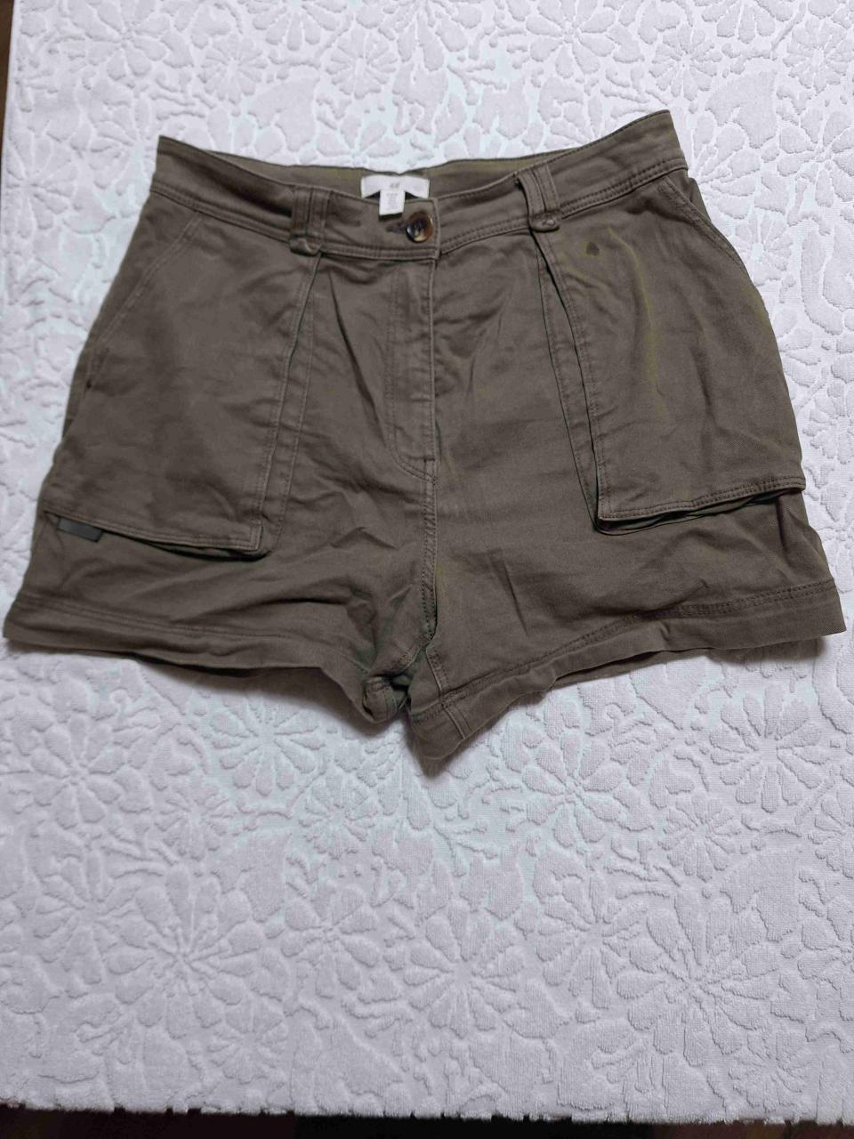 Shorts cargo verde oliva - miniatura 1
